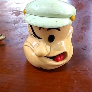 Antique kids juice mug Popeye the Sailor Man